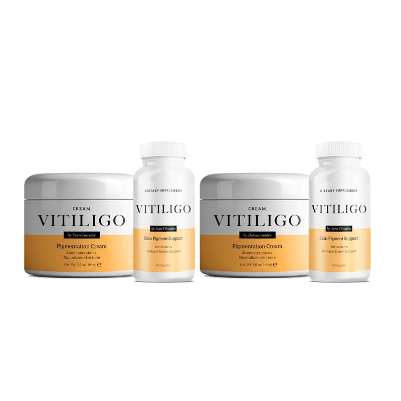 Dermawonder Vitiligo Supplement & Pigmentation Cream Set