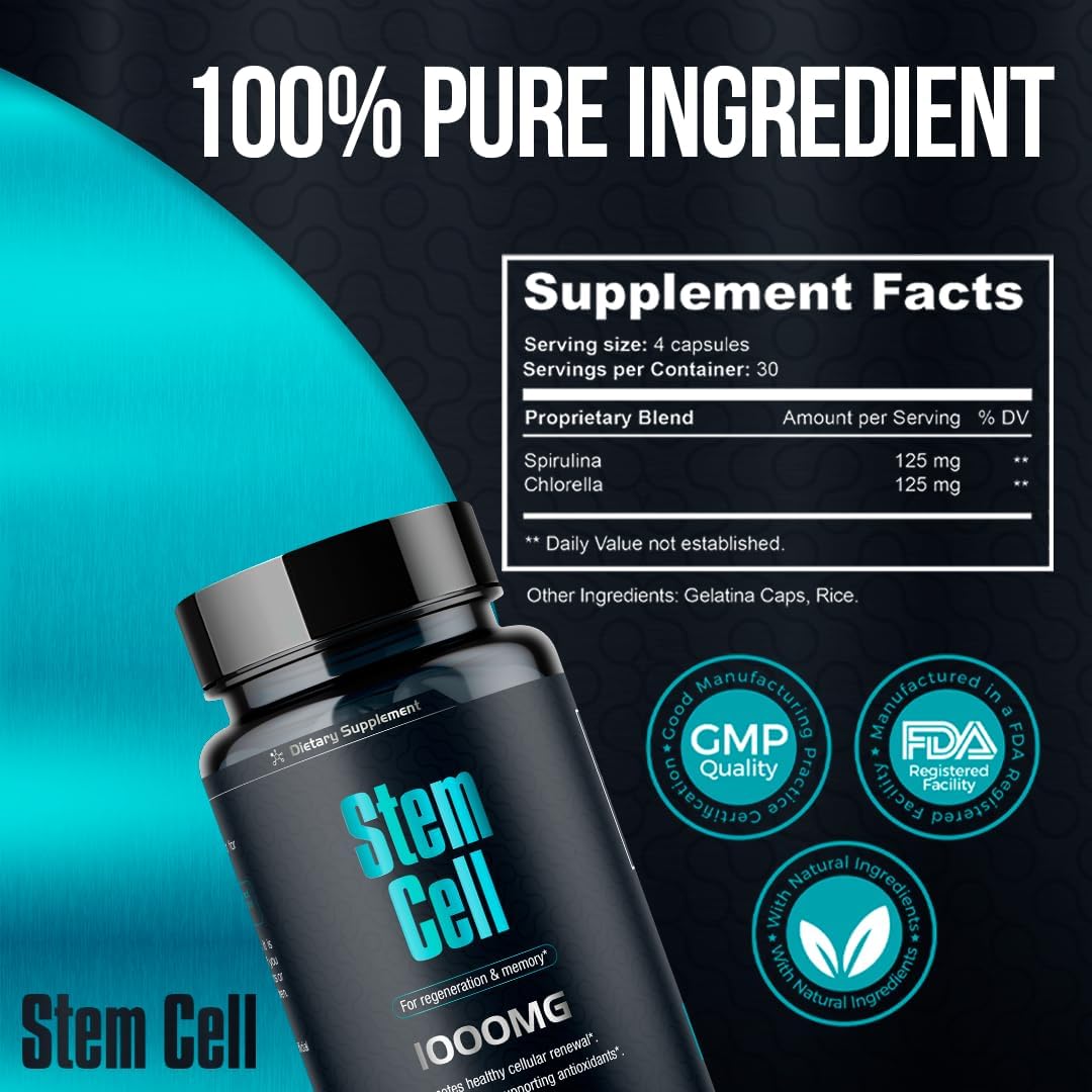 Premium Stem Cell Supplement 1,000mg