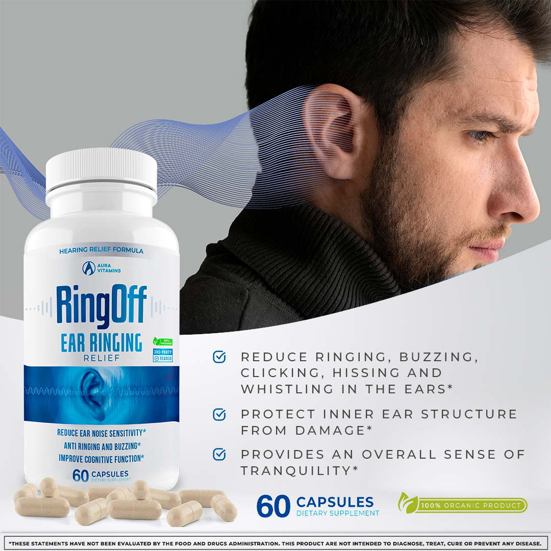 Ring Off | Natural Ear Wellness & Hearing Support Formula