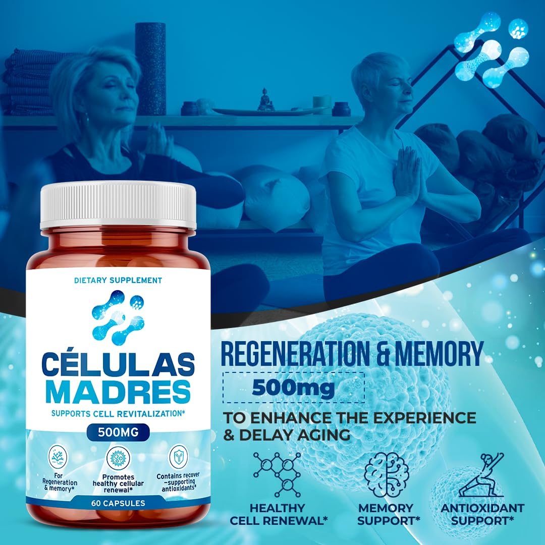 AFA Stem Cell Supplements 500mg | Celulas Madre