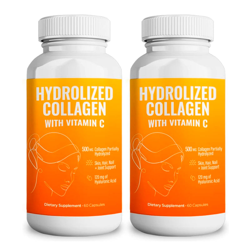 Hydrolyzed Collagen with Vitamin C Capsules