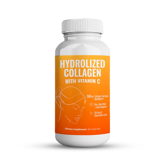 Hydrolyzed Collagen with Vitamin C Capsules