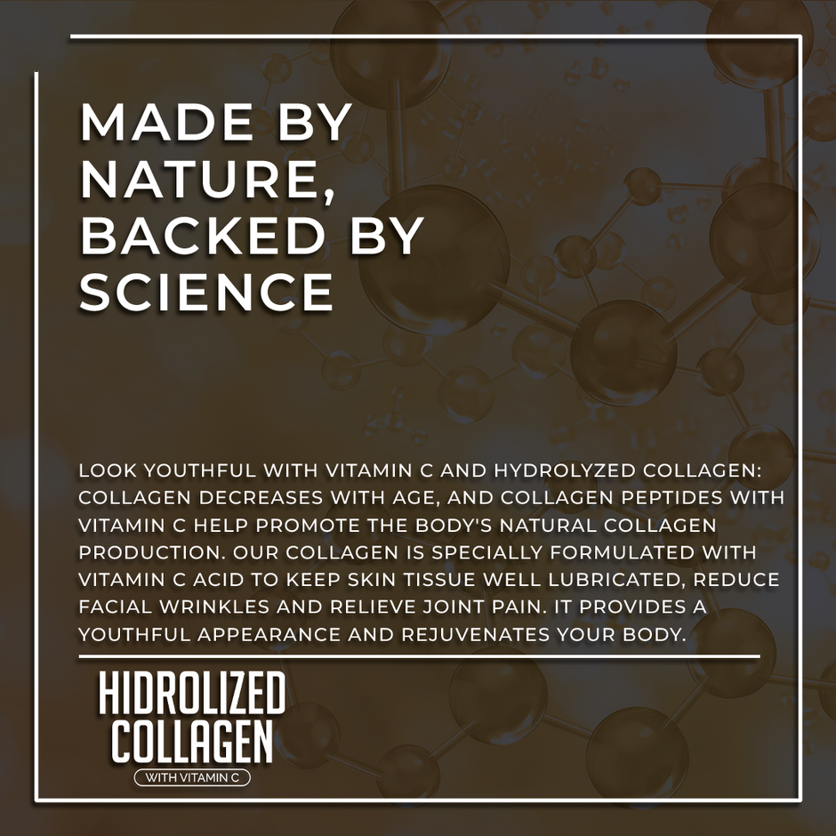 Orange Hydrolyzed Collagen Powder + Vitamin C | Skin, Hair & Joint Support