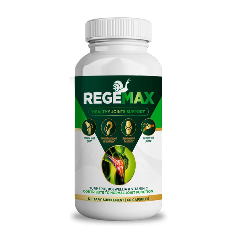 REGEMAX Joint Support Supplement with Snail Protein, Boswellia, & Turmeric + Ultra Shilajit 10,000mg