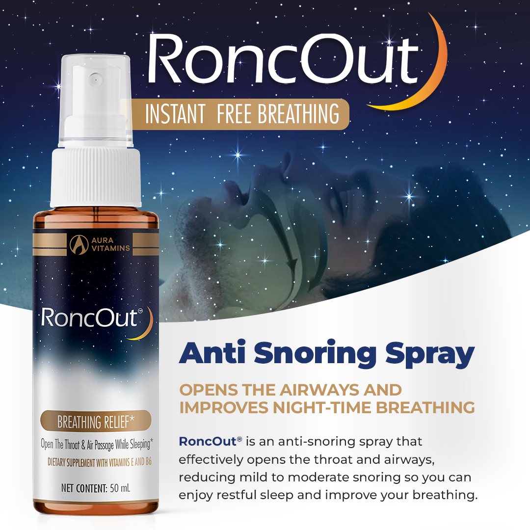 Roncout Oral Spray | Nighttime Breathing & Sleep Comfort Support
