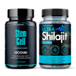 Stem Cell 1000mg + Ultra Shilajit 1000mg Bundle for Cellular & Energy Support | Aura Vitamins