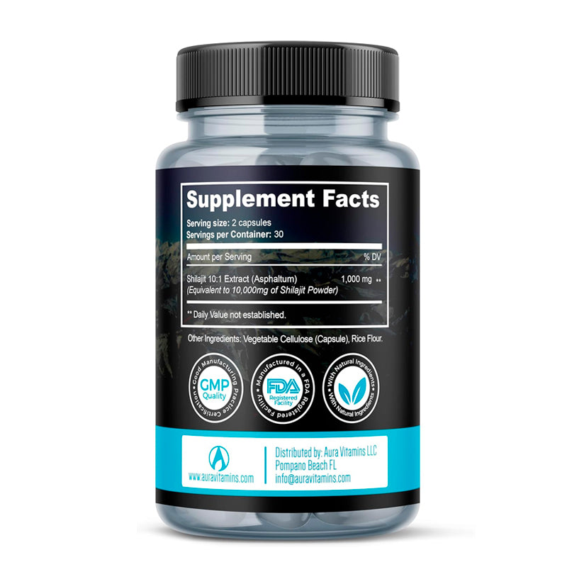 Ultra Shilajit 10,000mg | Energy, Strength & Vitality Support