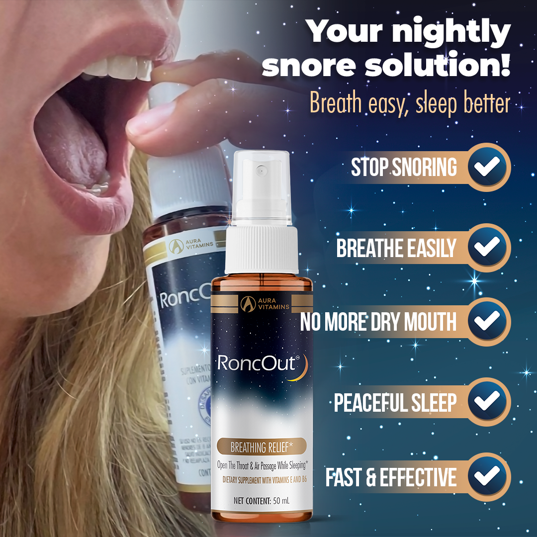 Roncout Oral Spray | Nighttime Breathing & Sleep Comfort Support