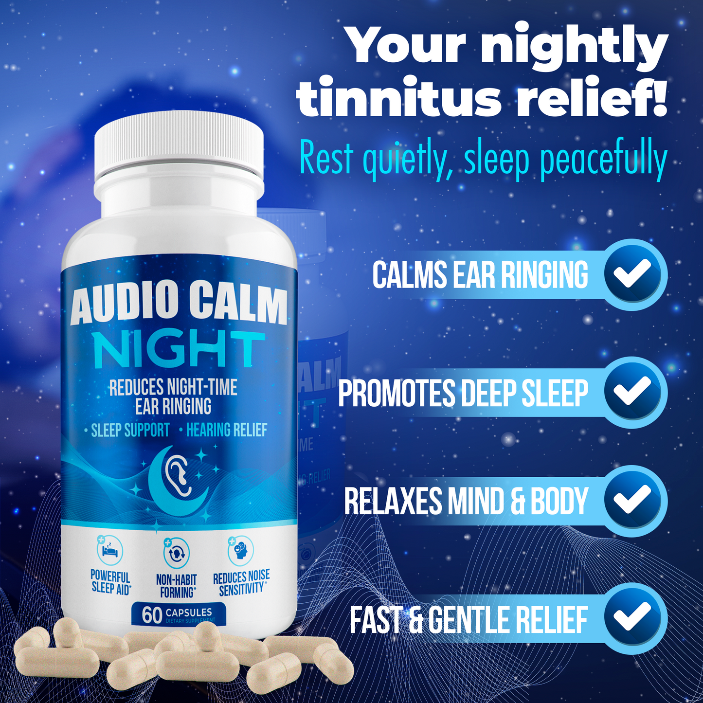 Audio Calm Day + Night Bundle | Complete Ear & Sleep Wellness System