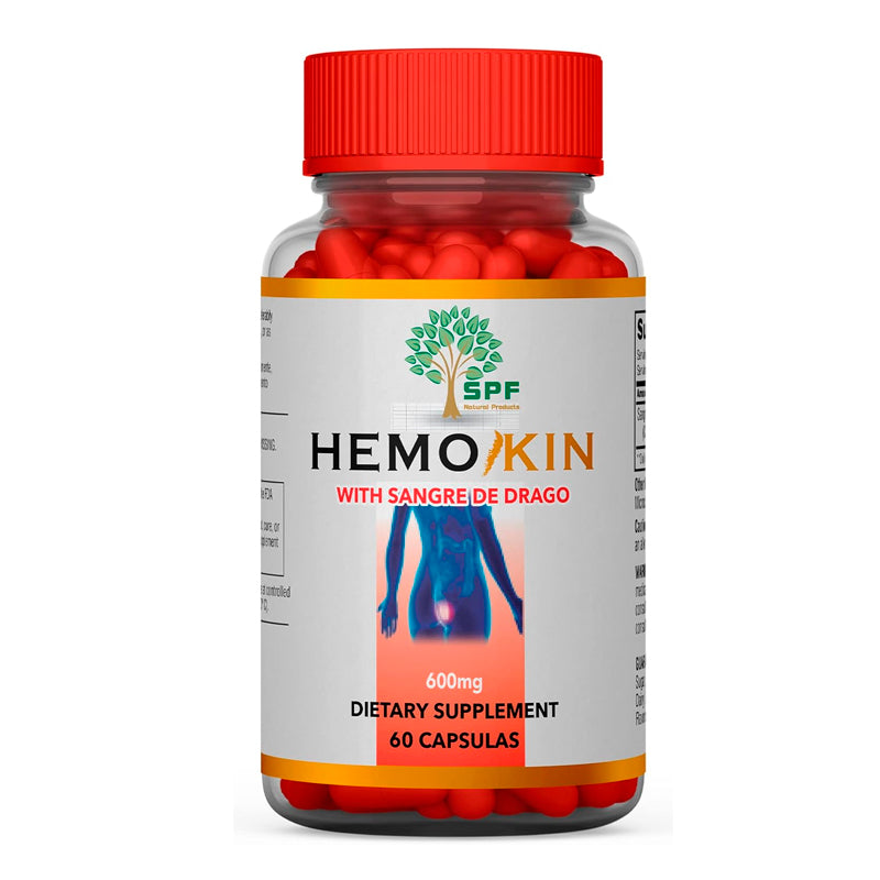 HEMOKIN Capsules & SPF HEMOKIN Drops with Sangre de Drago