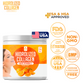 Orange Hydrolyzed Collagen Powder + Vitamin C | Skin, Hair & Joint Support