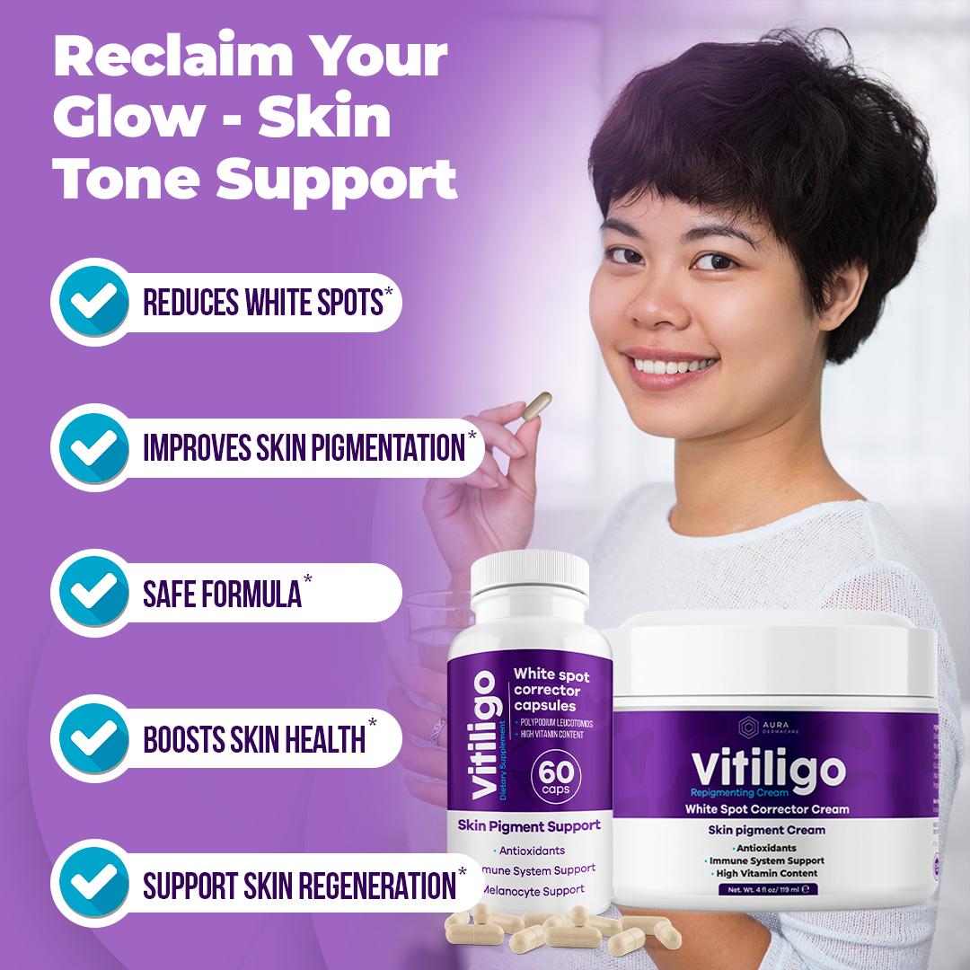 Skin Pigmentation Support Bundle | Capsules & Cream System