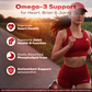 Omega Red Omega-3 Formula | Heart, Brain & Joint Support