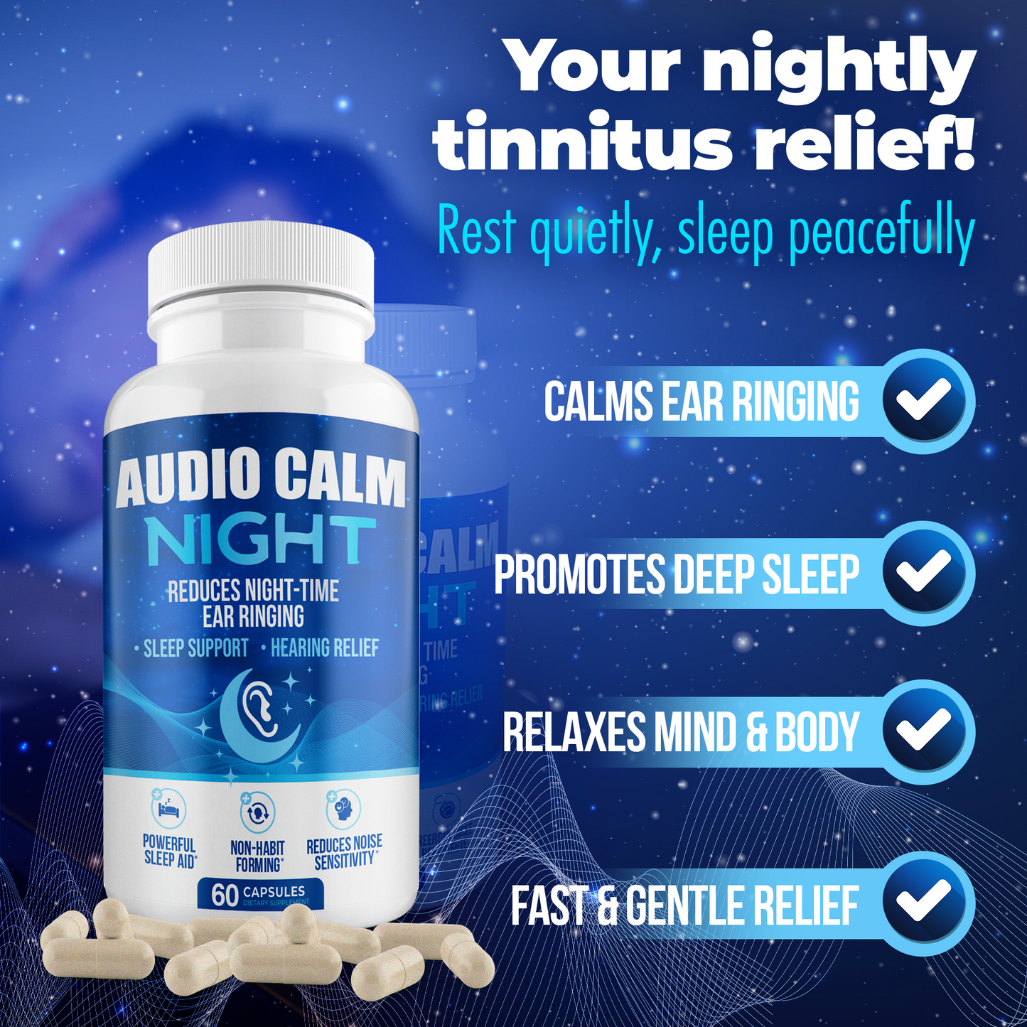 Audio Calm Night | Ear Wellness & Sleep Support Formula