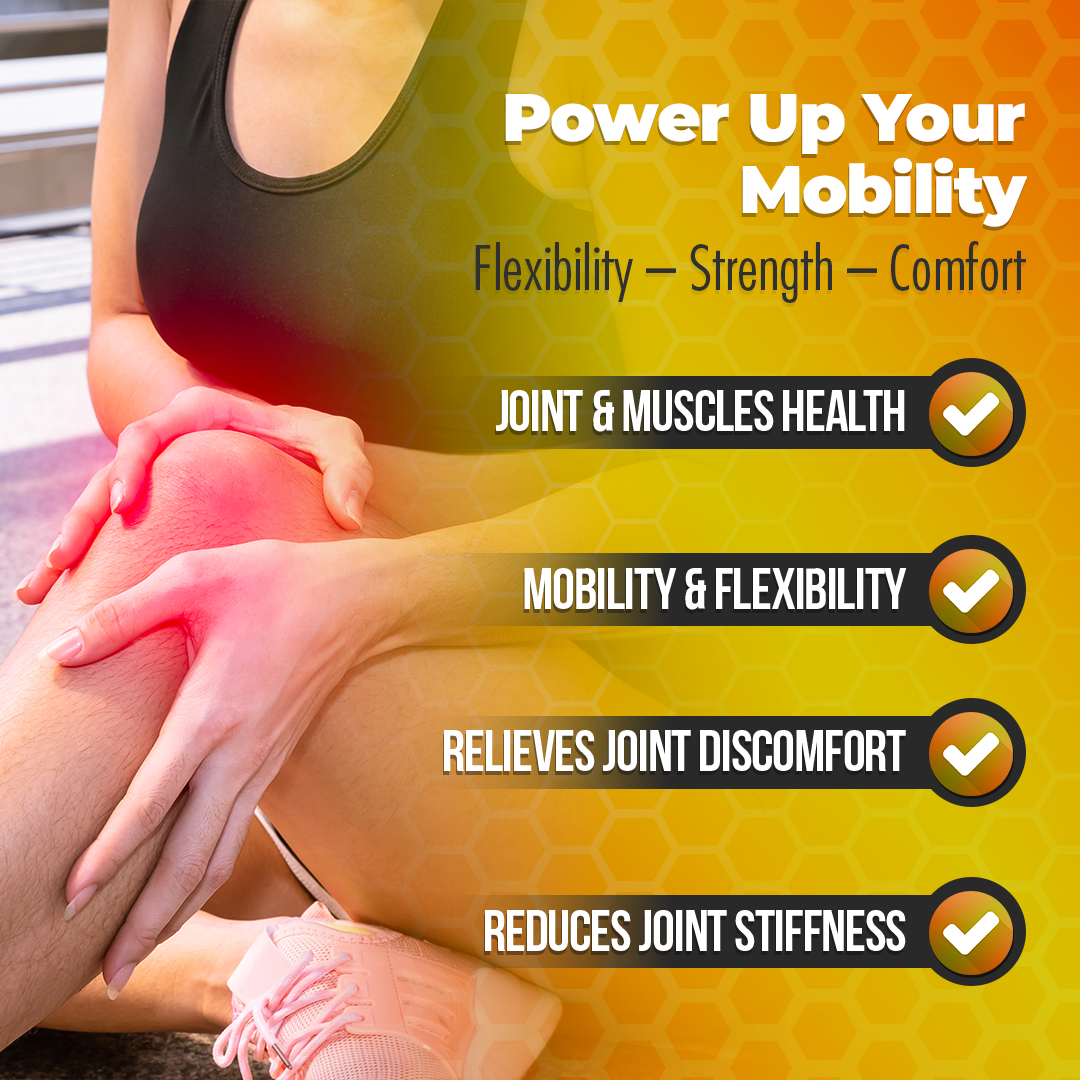 Bee Flex Joint Support Capsules | Bee Venom Extract for Mobility & Joint Wellness