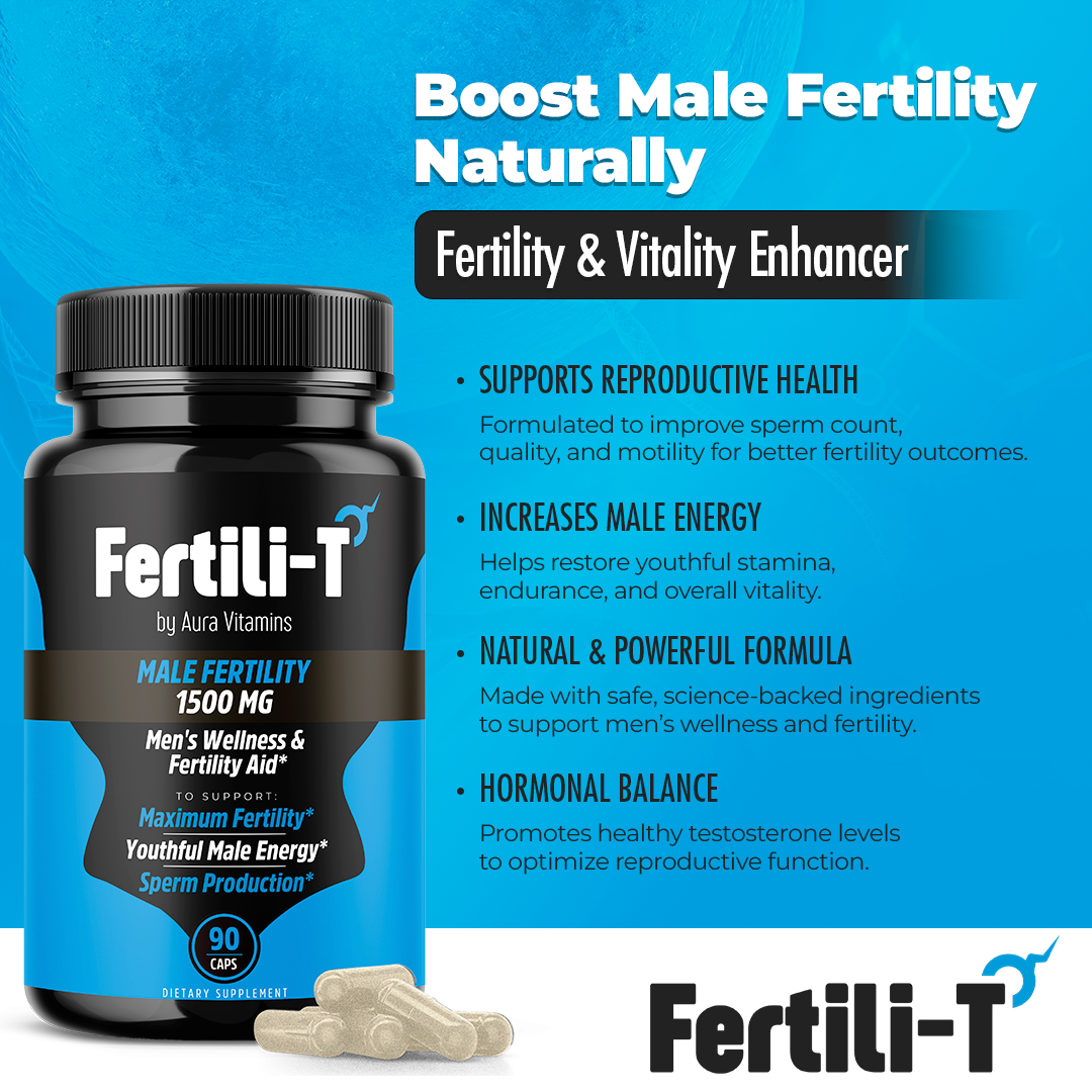 Fertili-T Male Fertility Support | Reproductive Health & Vitality Formula