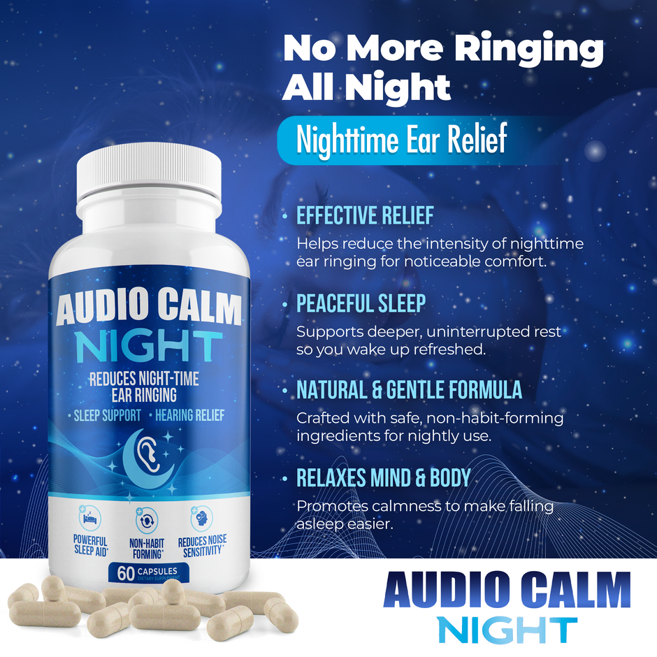 Audio Calm Night | Ear Wellness & Sleep Support Formula