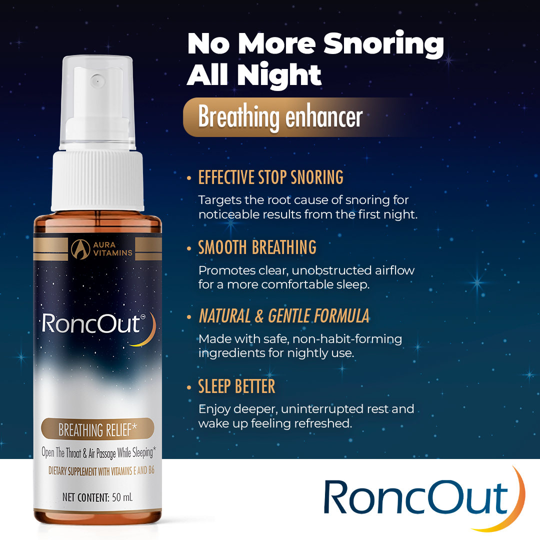 Roncout Oral Spray | Nighttime Breathing & Sleep Comfort Support