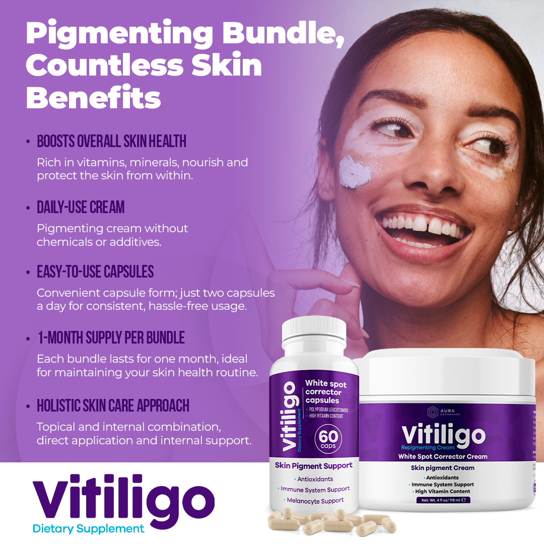 Skin Pigmentation Support Bundle | Capsules & Cream System
