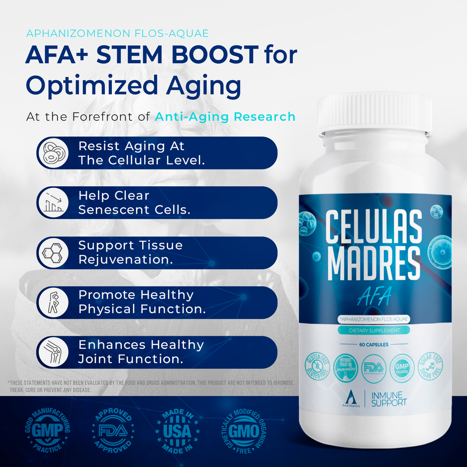 AFA Blue-Green Algae 200mg | Advanced Cellular Wellness Support