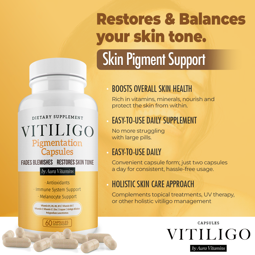 Vitiligo Capsules | Melanin & Skin Health Support