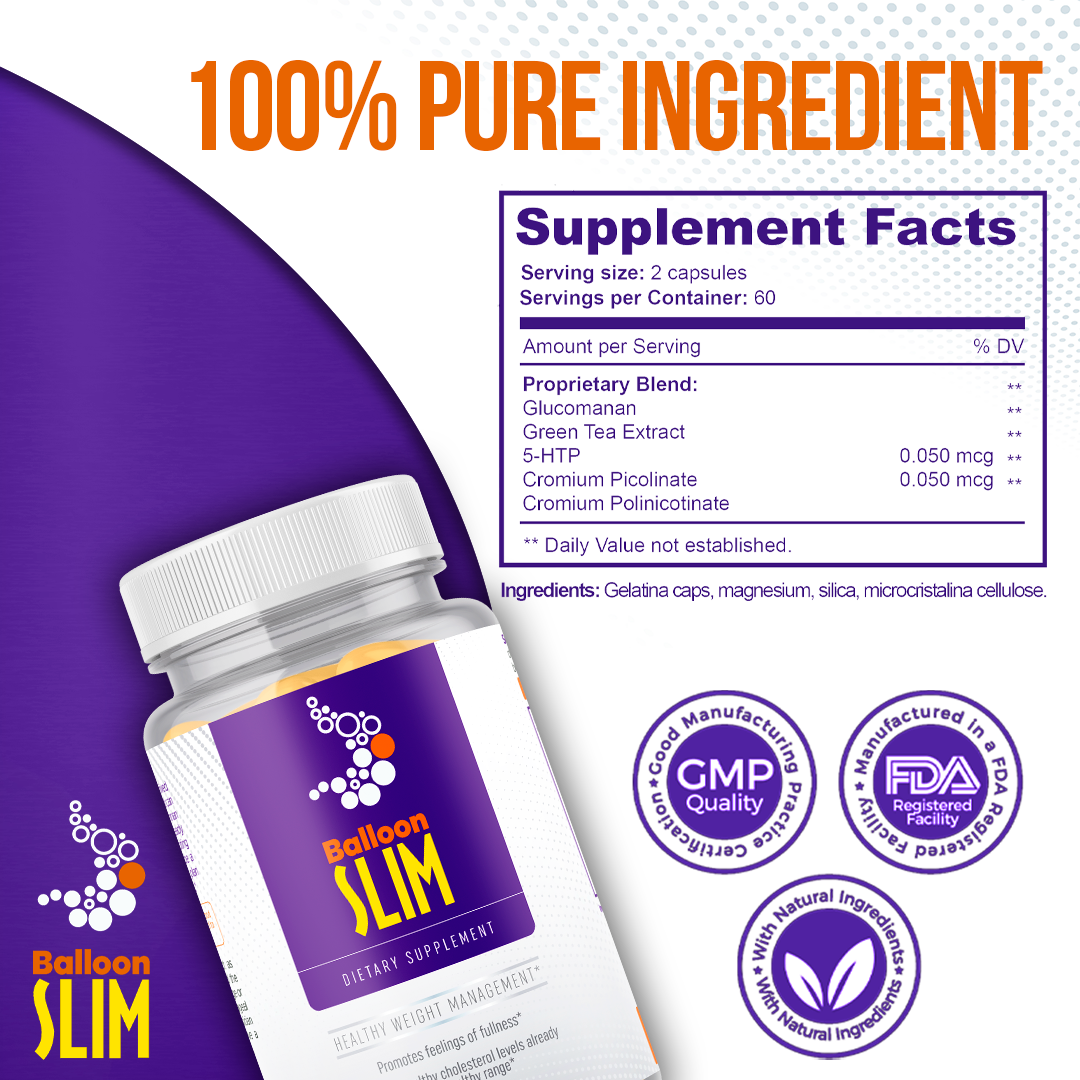 Balloon Slim Weight Management Capsules | Appetite Control & Wellness Support