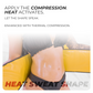 Sauna Twin Heated Waist Trimmer | Heat & Compression Workout Support Belt