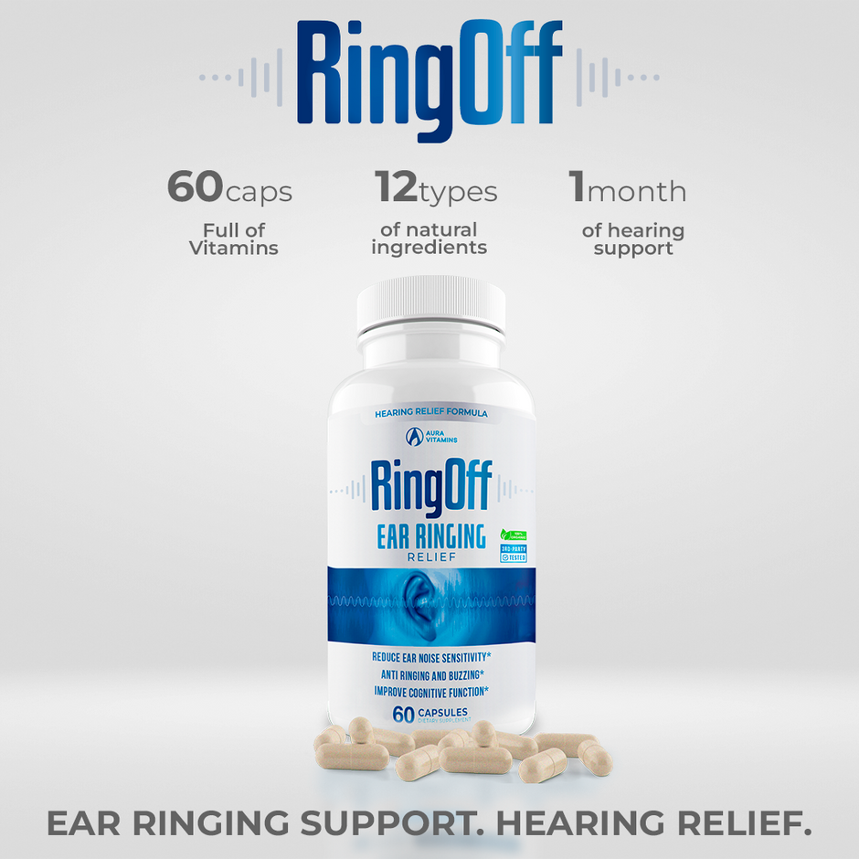 Ring Off | Natural Ear Wellness & Hearing Support Formula