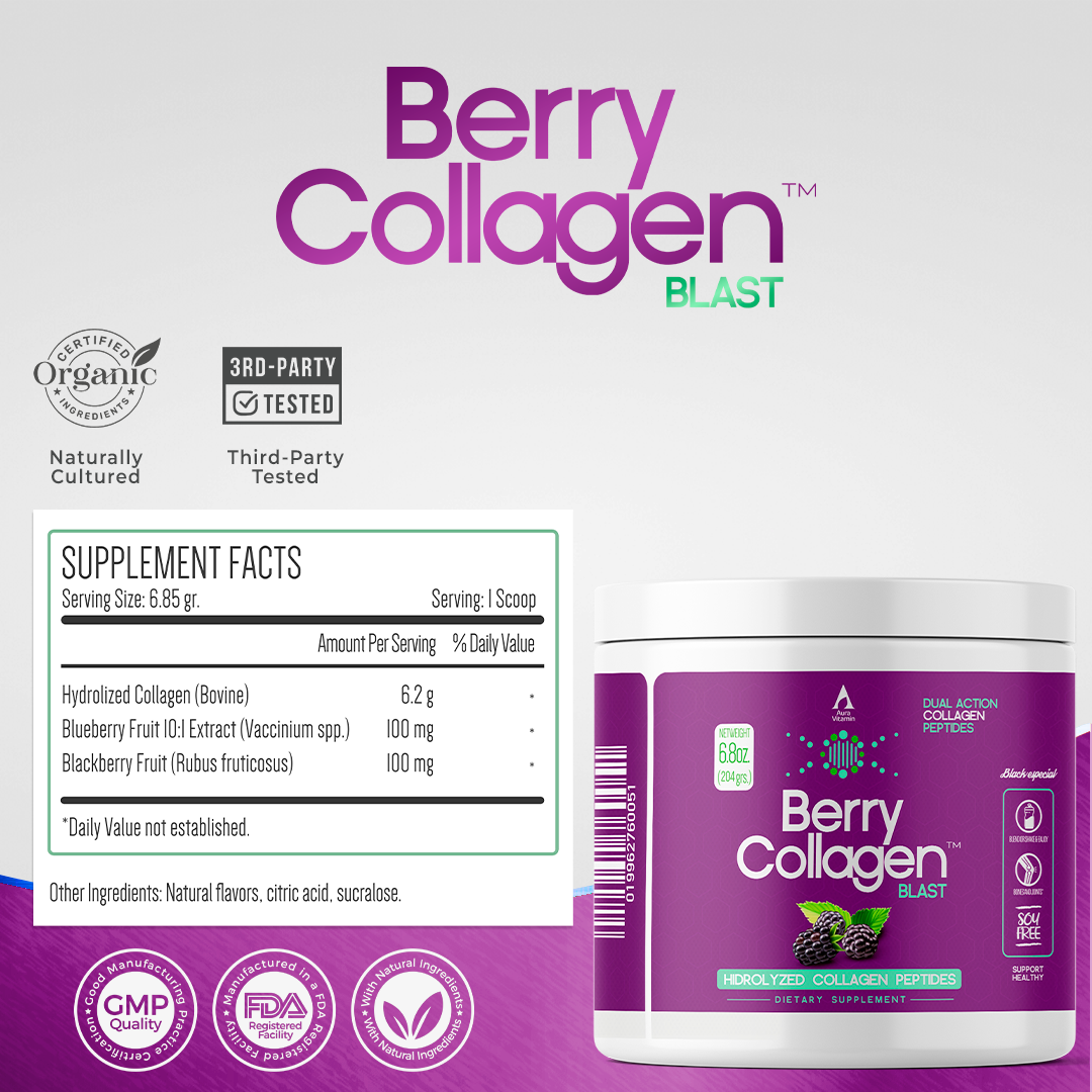 Berry Collagen Blast | Skin, Hair & Nail Support Formula