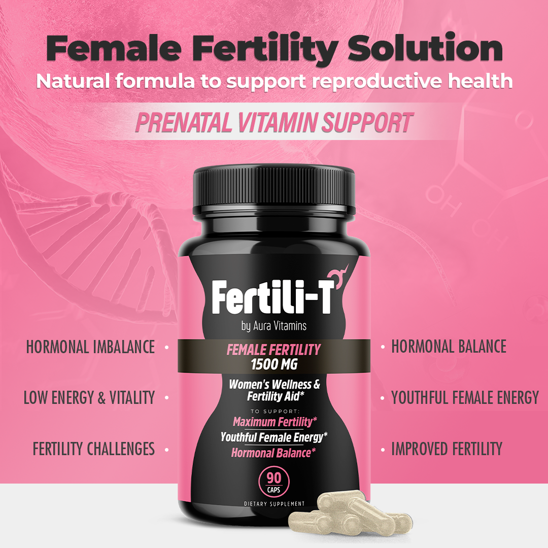 Fertili-T Female Fertility Support | Hormonal Balance & Reproductive Wellness