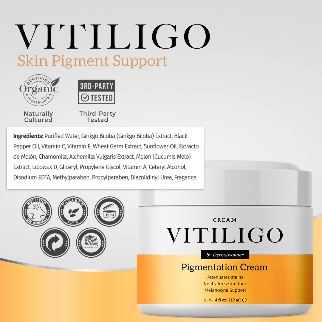 Vitiligo Dermawonder | Skin Pigmentation & Tone Support Cream