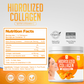 Orange Hydrolyzed Collagen Powder + Vitamin C | Skin, Hair & Joint Support