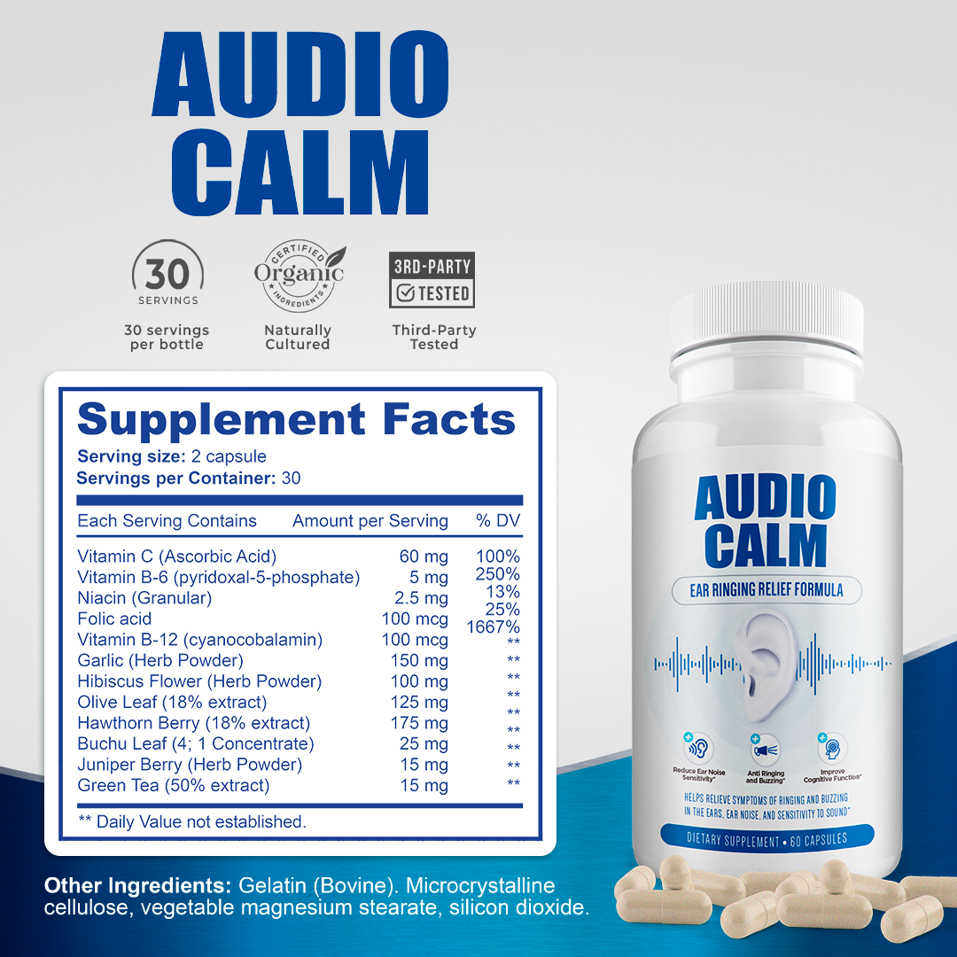 Audio Calm | Advanced Ear Wellness & Hearing Support