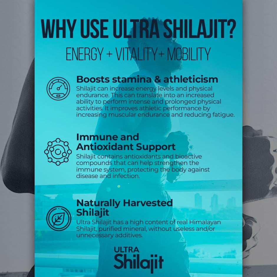 Ultra Shilajit 10,000mg | Energy, Strength & Vitality Support