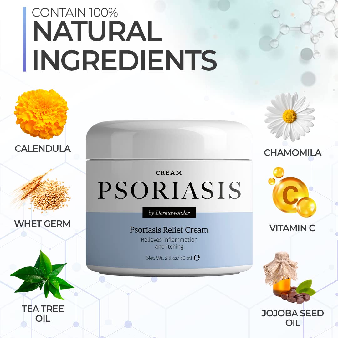 DermaWonder Psoriasis Cream | Intensive Skin Moisturizing Formula