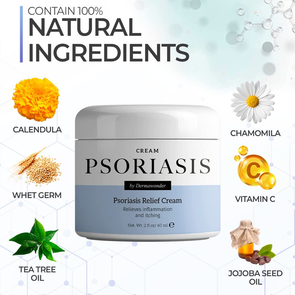 DermaWonder Psoriasis Cream | Intensive Skin Moisturizing Formula