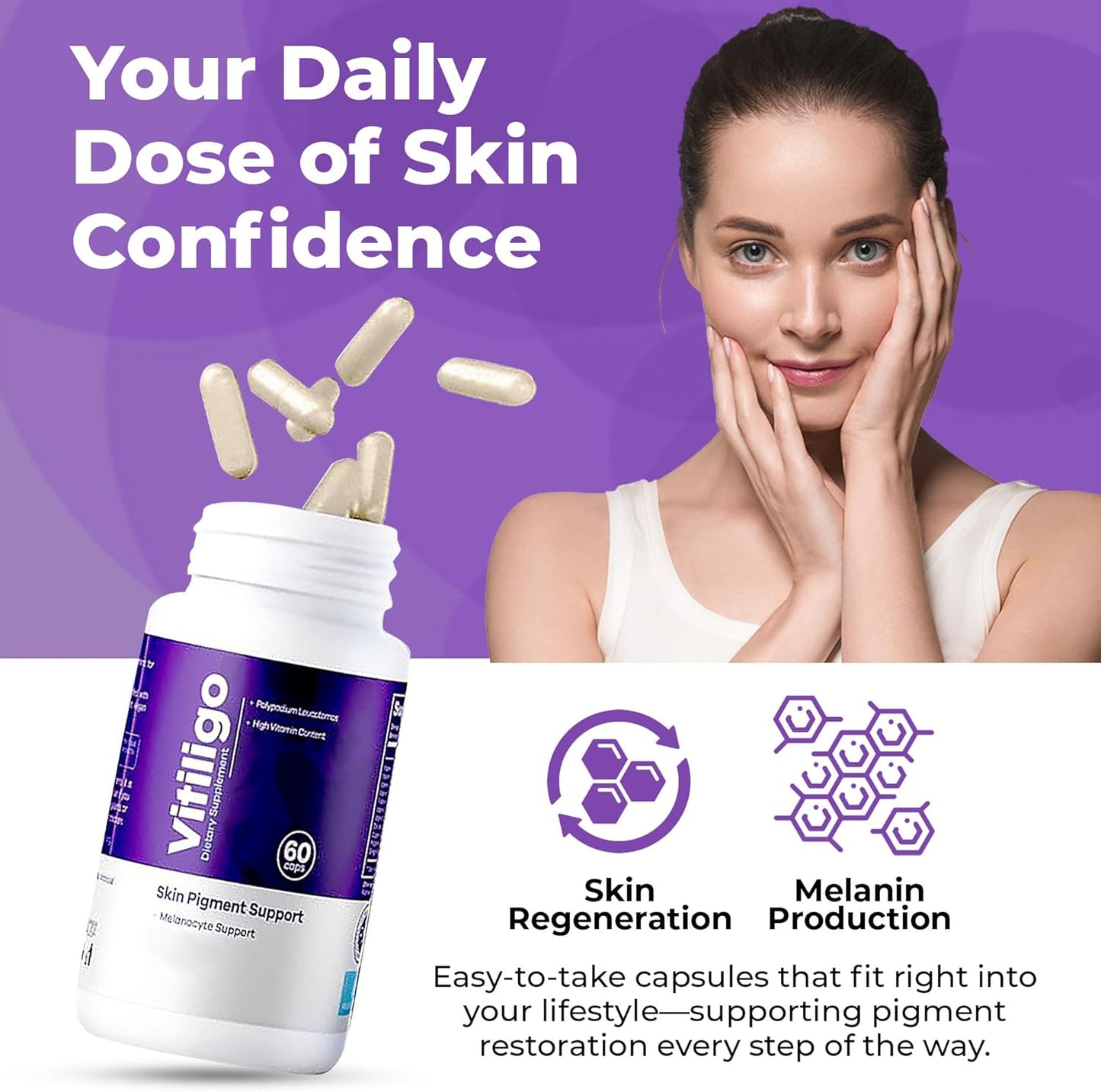 Vitiligo Capsules | Advanced Skin Pigment Support
