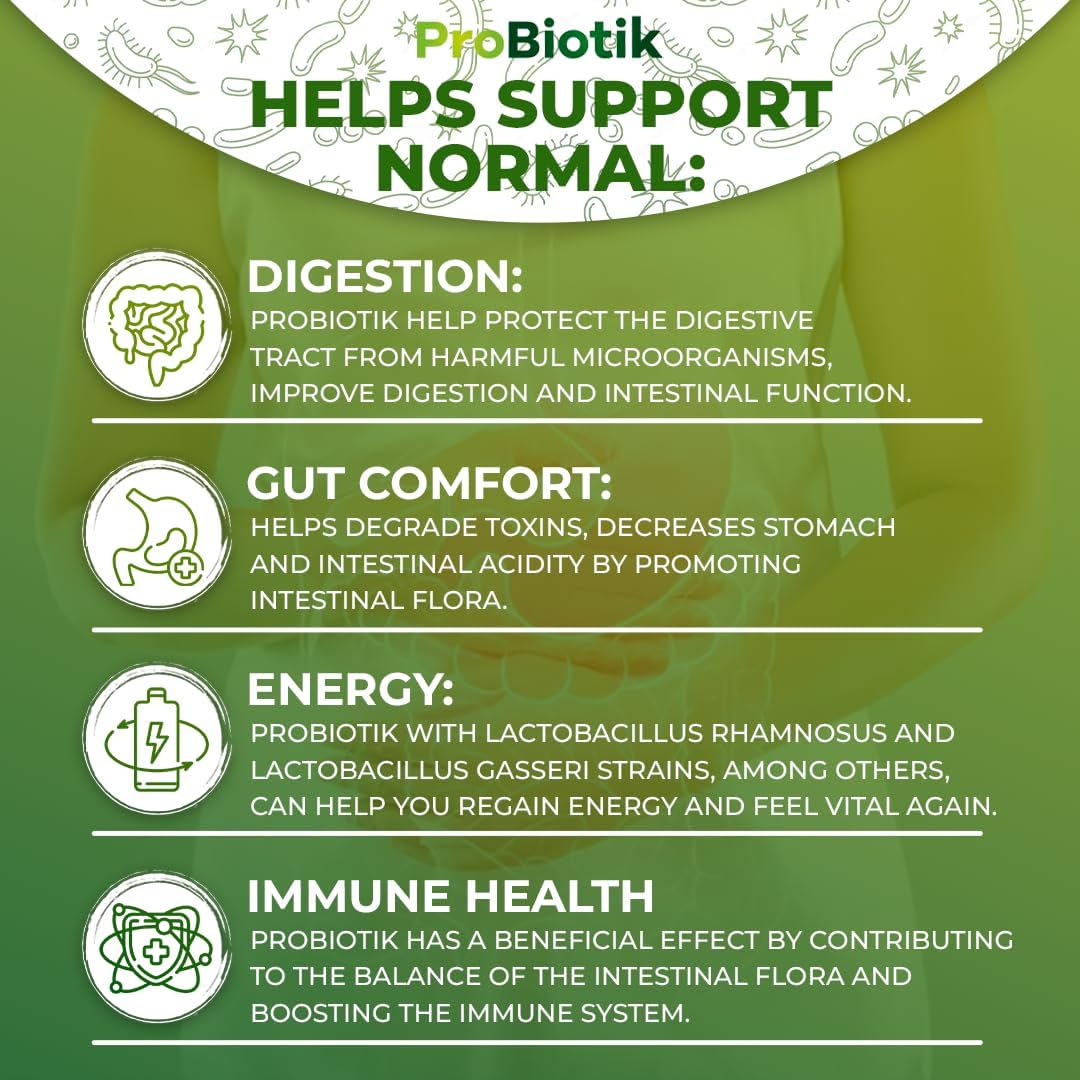 Probiotik | Advanced Probiotic Formula with 10 Strains