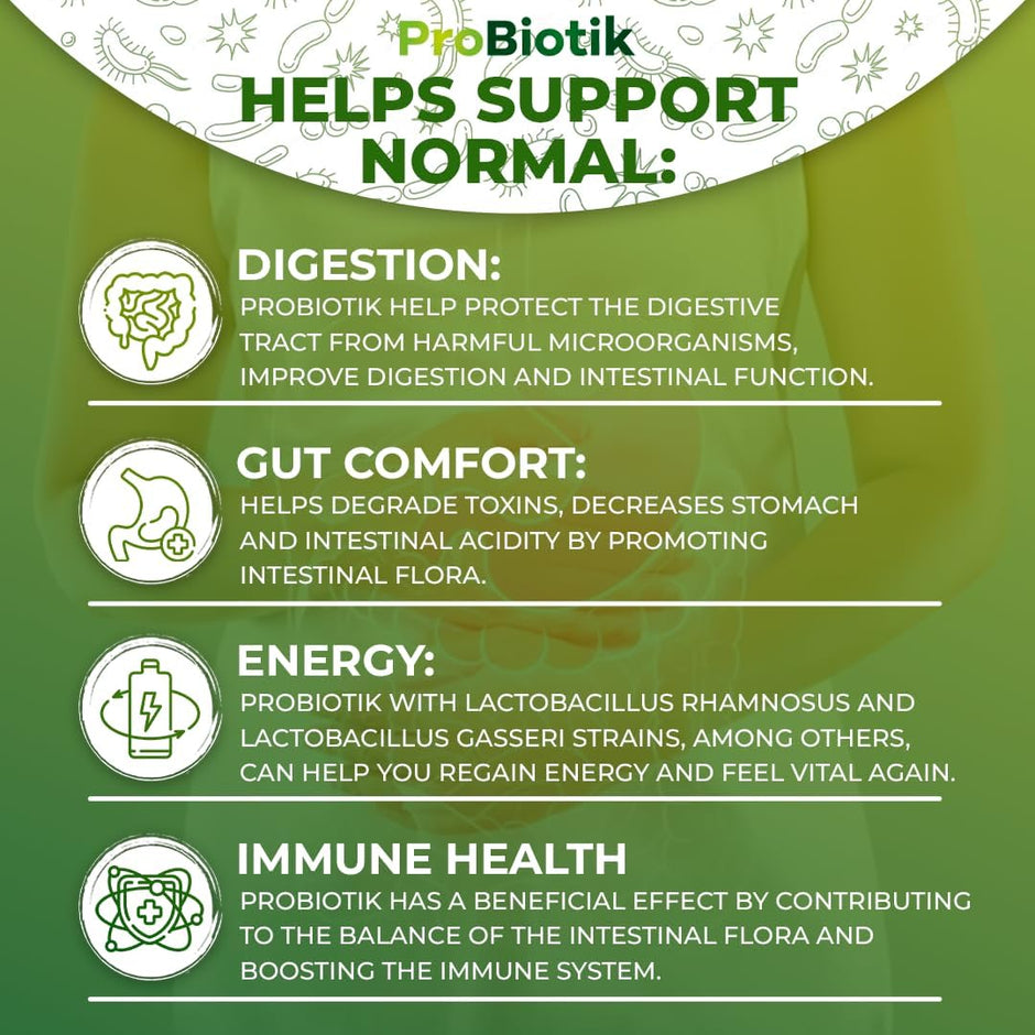 Probiotik | Advanced Probiotic Formula with 10 Strains