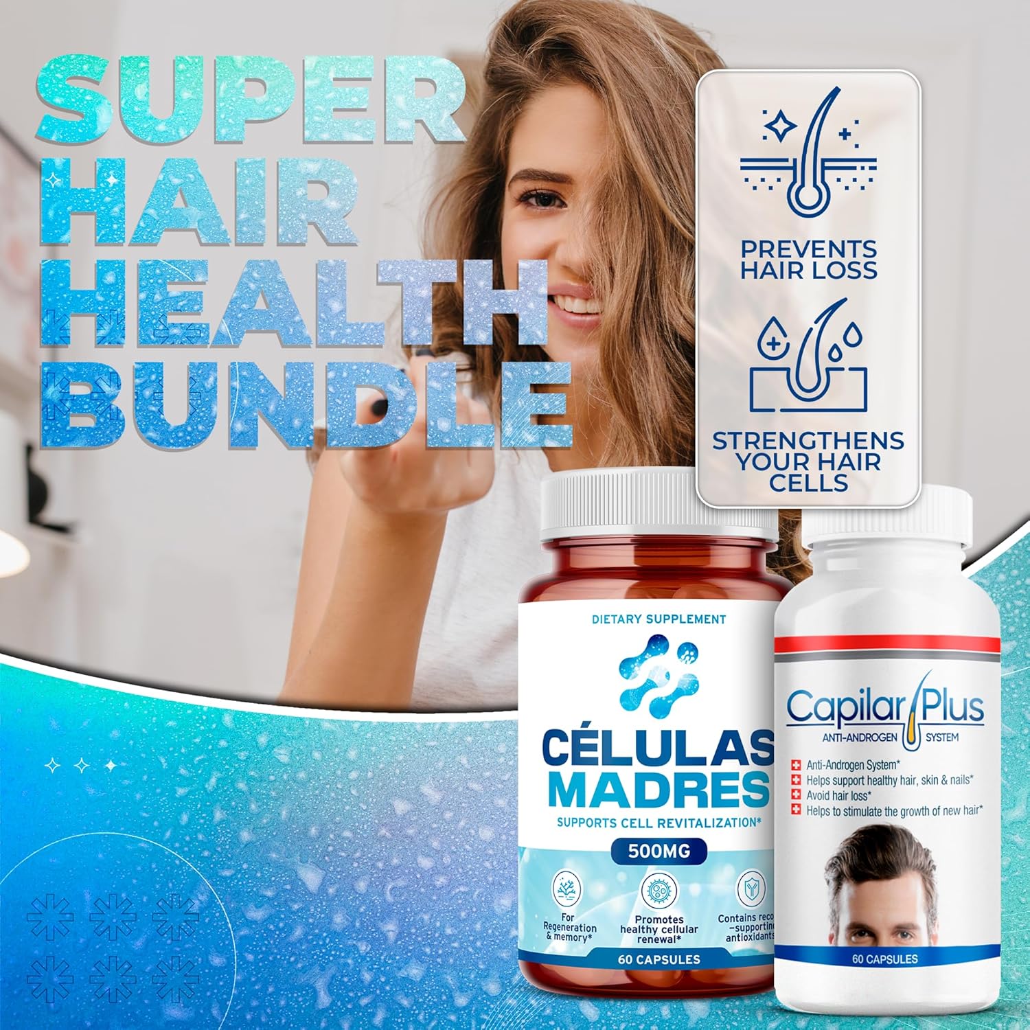 AFA Stem Cell + Capilar Plus Bundle | Cellular Wellness & Hair Support