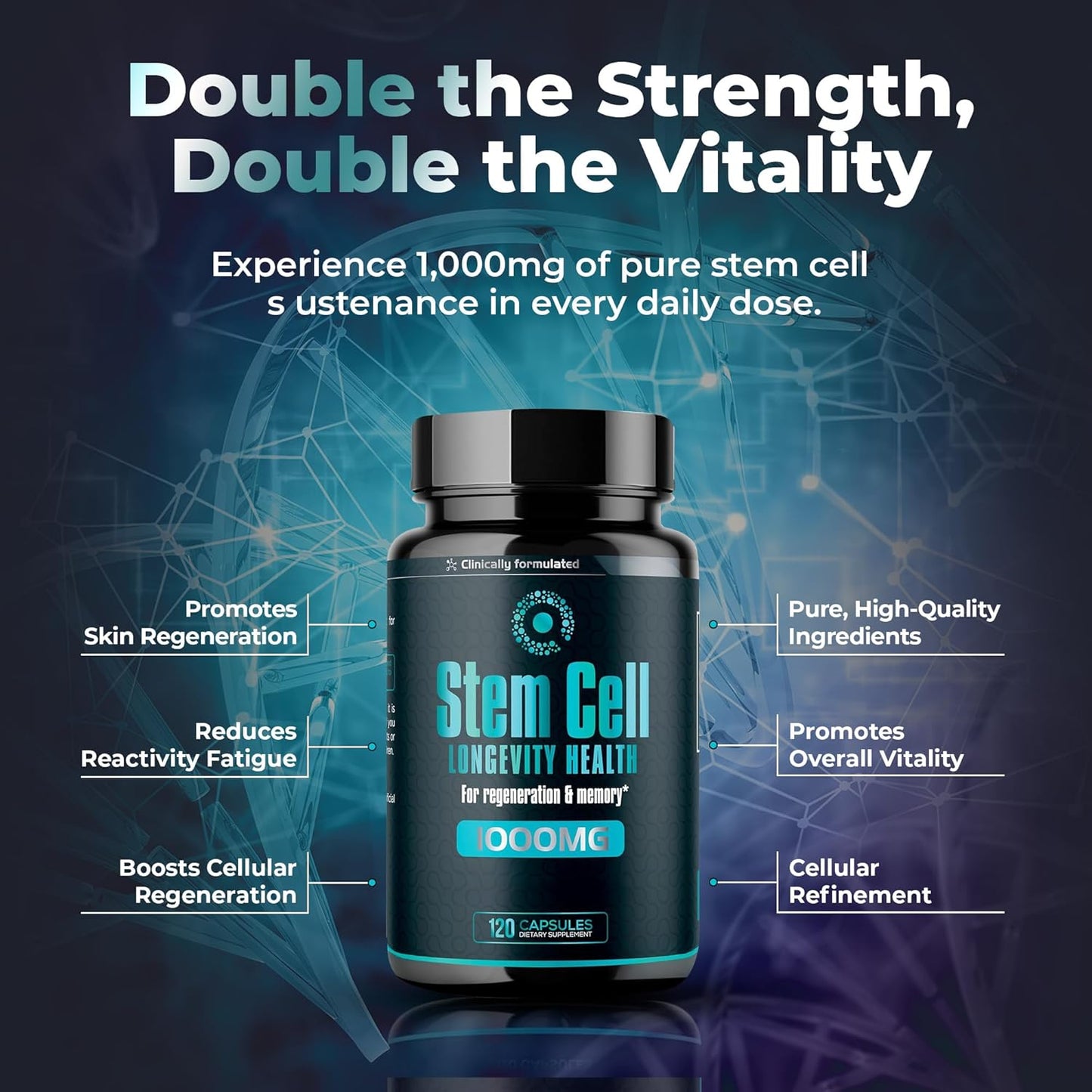 Premium AFA Algae 1,000mg | Advanced Longevity & Cellular Support