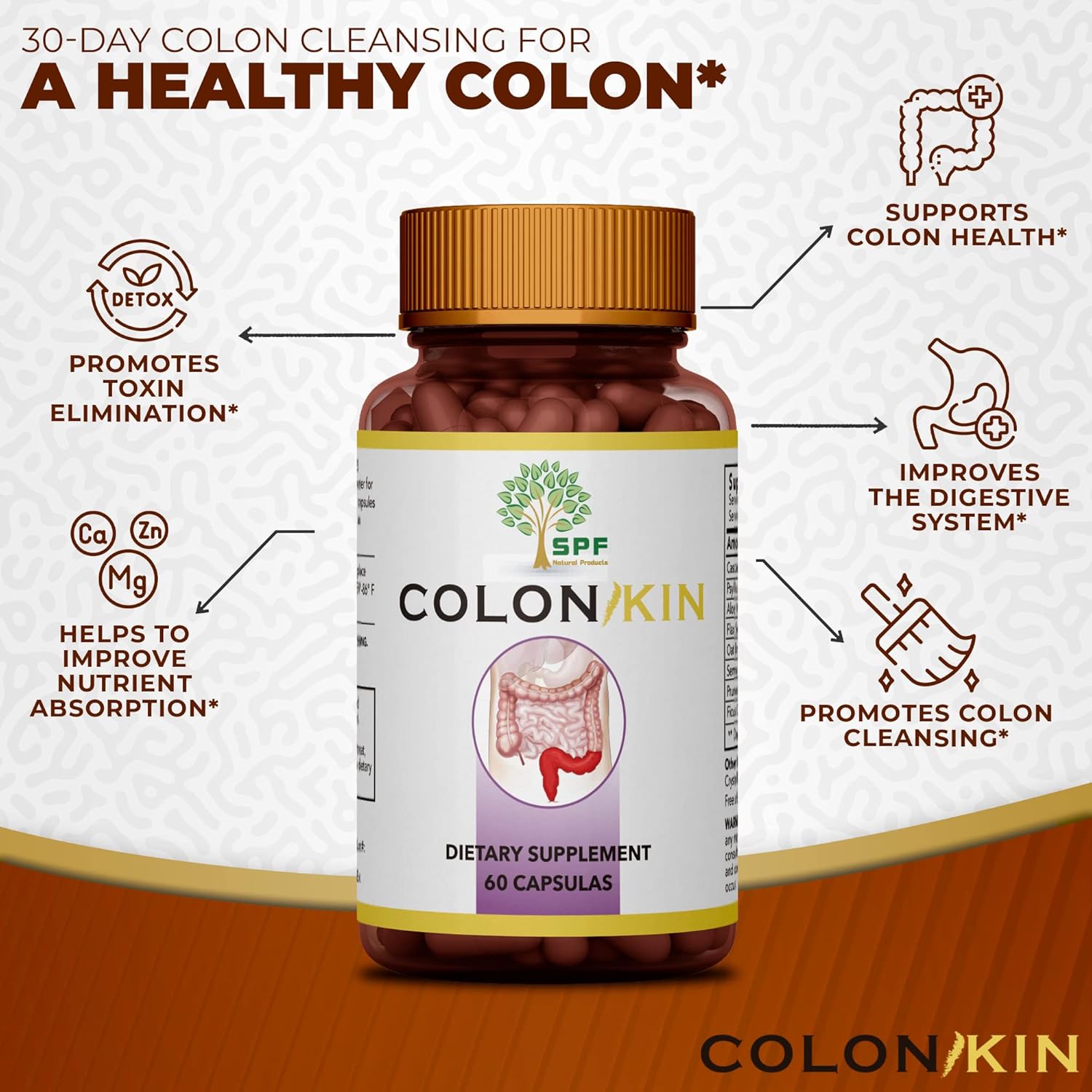 SPF ColonKin | Digestive Wellness & Colon Support Formula