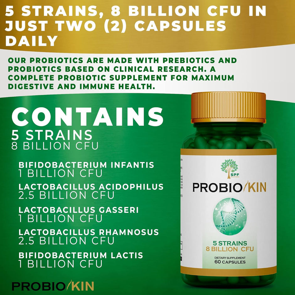 SPF ProbioKin | Advanced Probiotic Digestive Support Formula