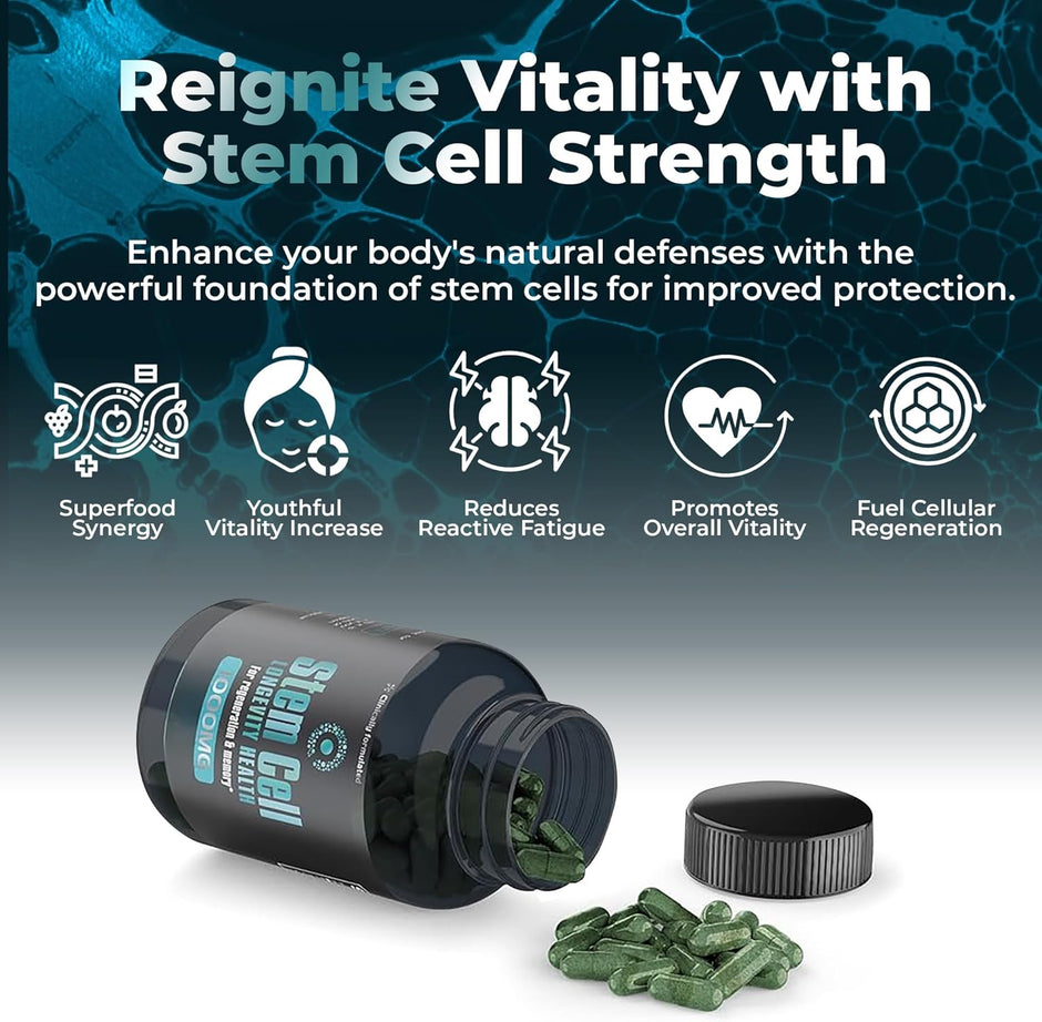 Premium AFA Algae 1,000mg | Advanced Longevity & Cellular Support