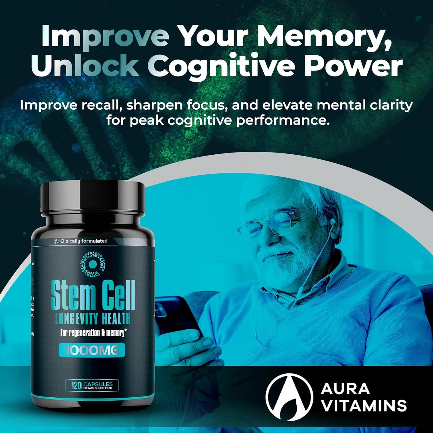 Premium AFA Algae 1,000mg | Advanced Longevity & Cellular Support