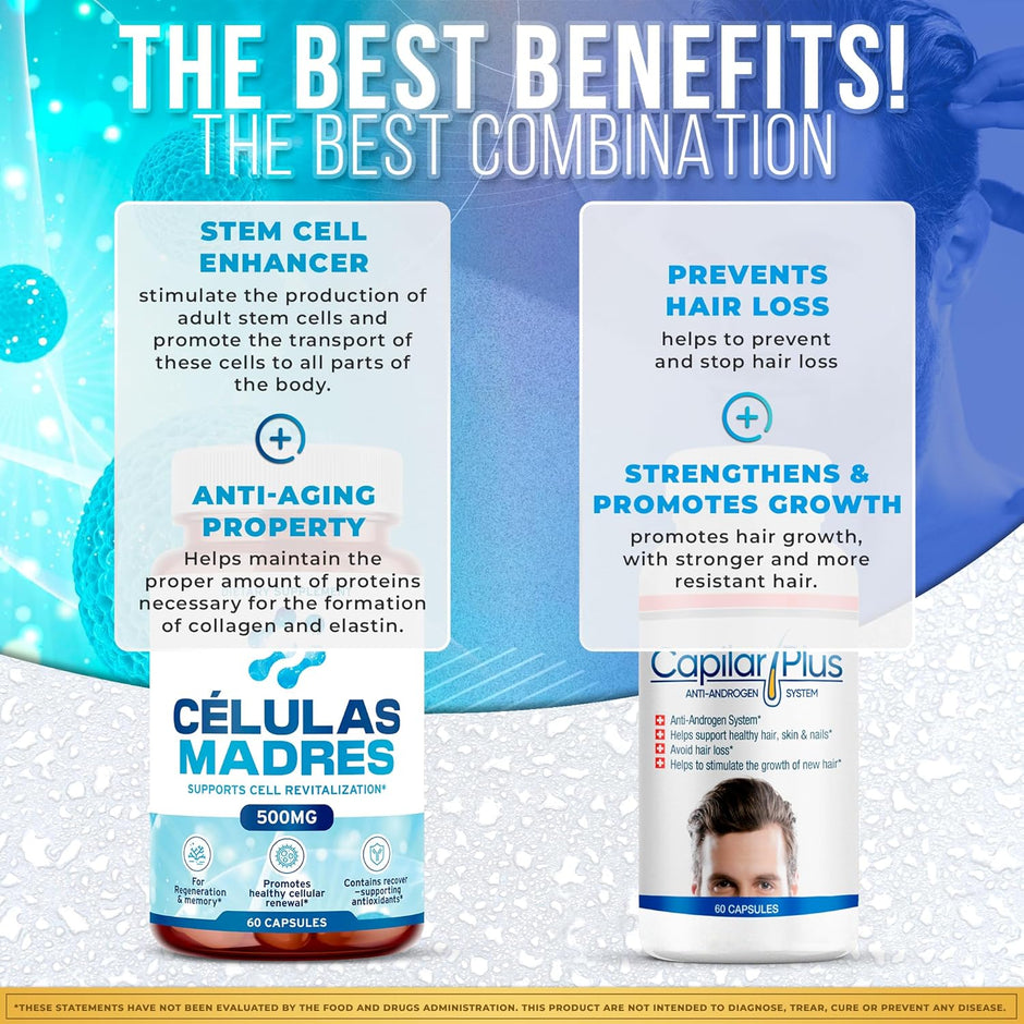 AFA Stem Cell + Capilar Plus Bundle | Cellular Wellness & Hair Support