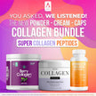 Complete Collagen Beauty Bundle | Powder, Capsules + Collagen Cream