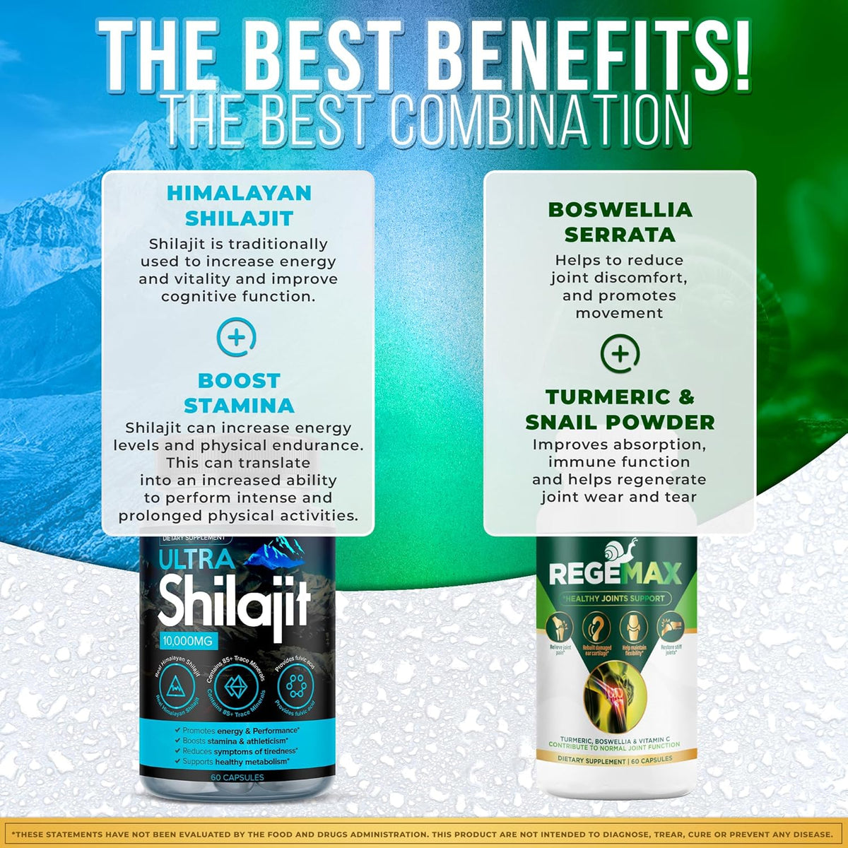 Regemax + Ultra Shilajit Bundle | Joint Wellness & Vitality Support