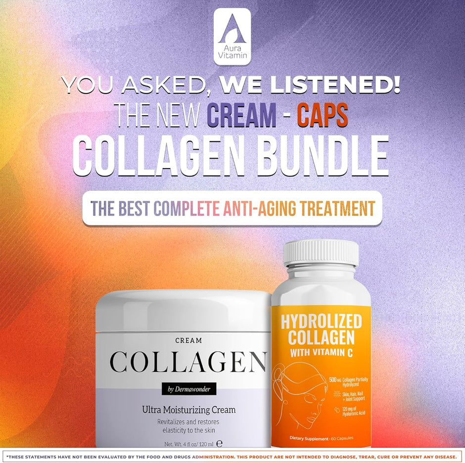 Ultra Collagen Bundle | Orange Collagen Capsules + Firming Moisturizing Cream