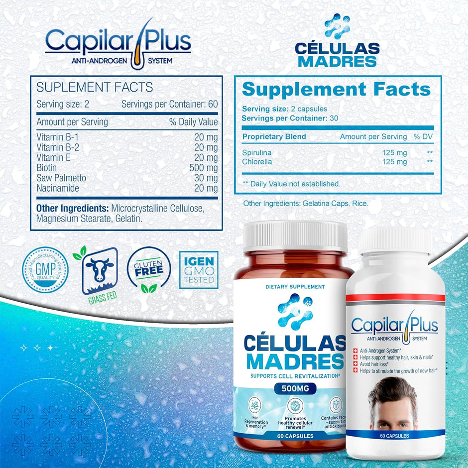AFA Stem Cell + Capilar Plus Bundle | Cellular Wellness & Hair Support